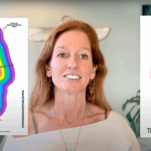 Kundalini energie en chakra's in het lichaam, kleurrijk en spiritueel.